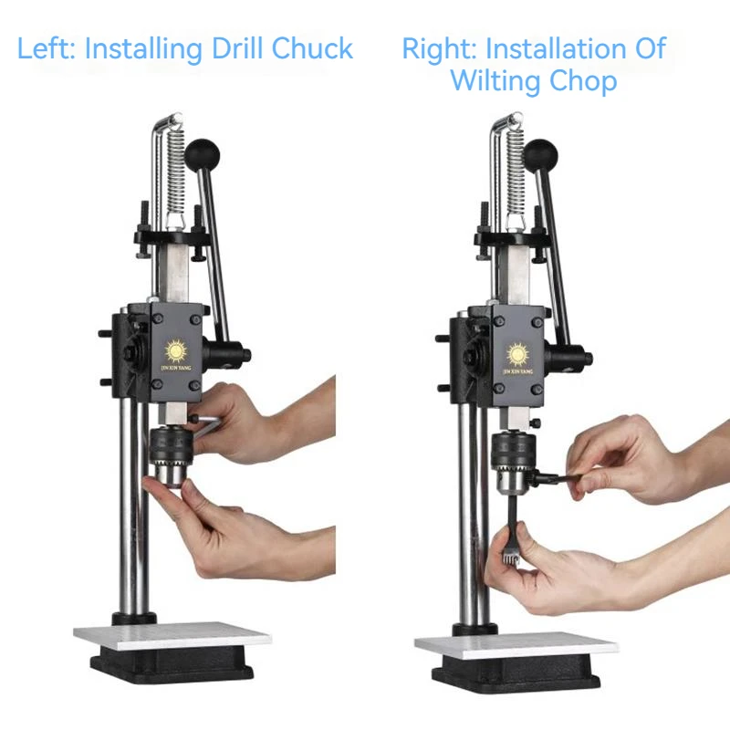 Small Manual Press Stamping Machine Hand-Punch Die-Cutting Machine Punching Silent Diamond Cutting Machine Graduated Plate
