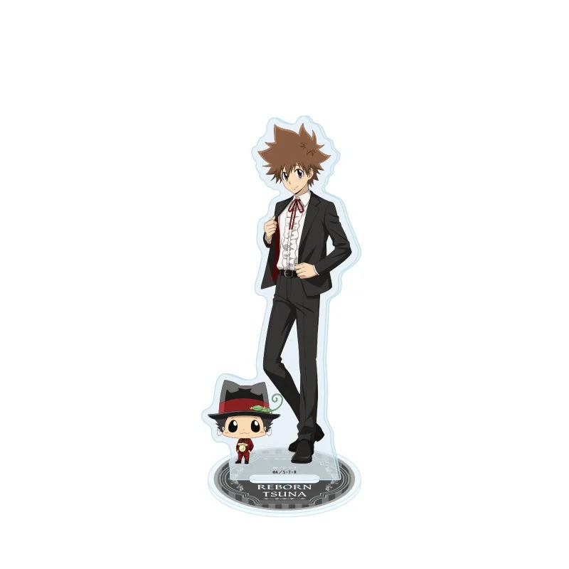 Hitman Reborn! Acrylic Stand Desktop Display Katekyo Model Figure Cosplay Plate Holder Topper Keychain Gifts 15CM