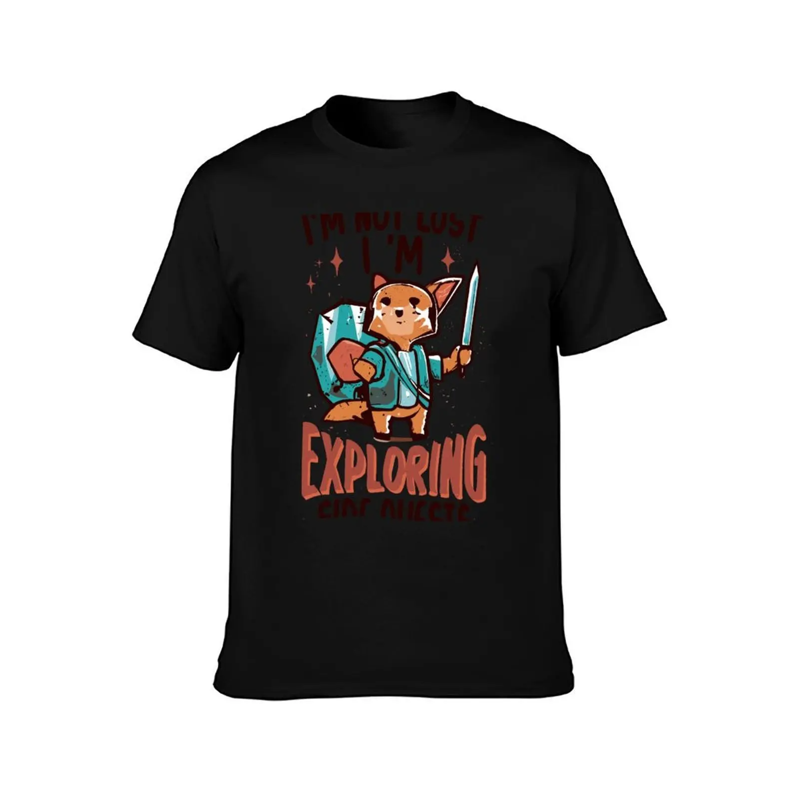 I'm not lost, I'm exploring side quests - Role-Playing Games - Video Games T-Shirt, Summer Casual Cotton Tee, Unisex Men Women