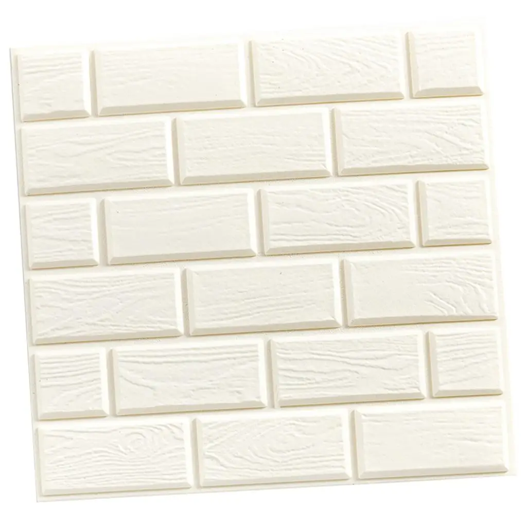 DIY 3D Brick Wall Stickers Soft PE Foam Self Adhesive Panels for Modern Home Decor Waterproof Design