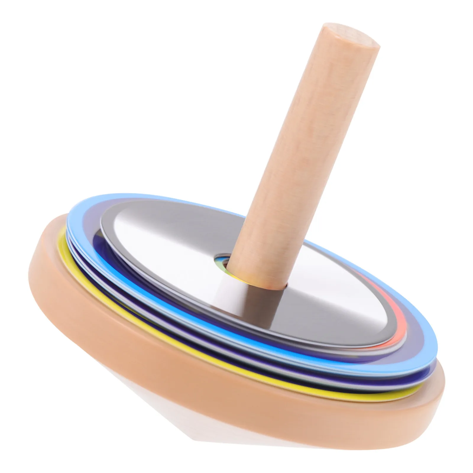 

Набор из 1 шт. Детский деревянный гироскоп-волчок для самостоятельной росписи, ручной работы, для развития координации и когнитивных способностей у детей