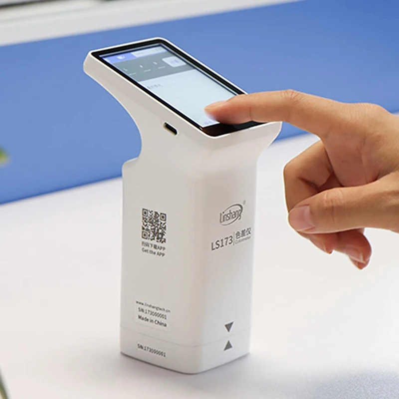 Linshang LS173 Touch Screen Colorimeter Colorimeter For Coating Ceramic Plastic Paint Color Measurement Comparison