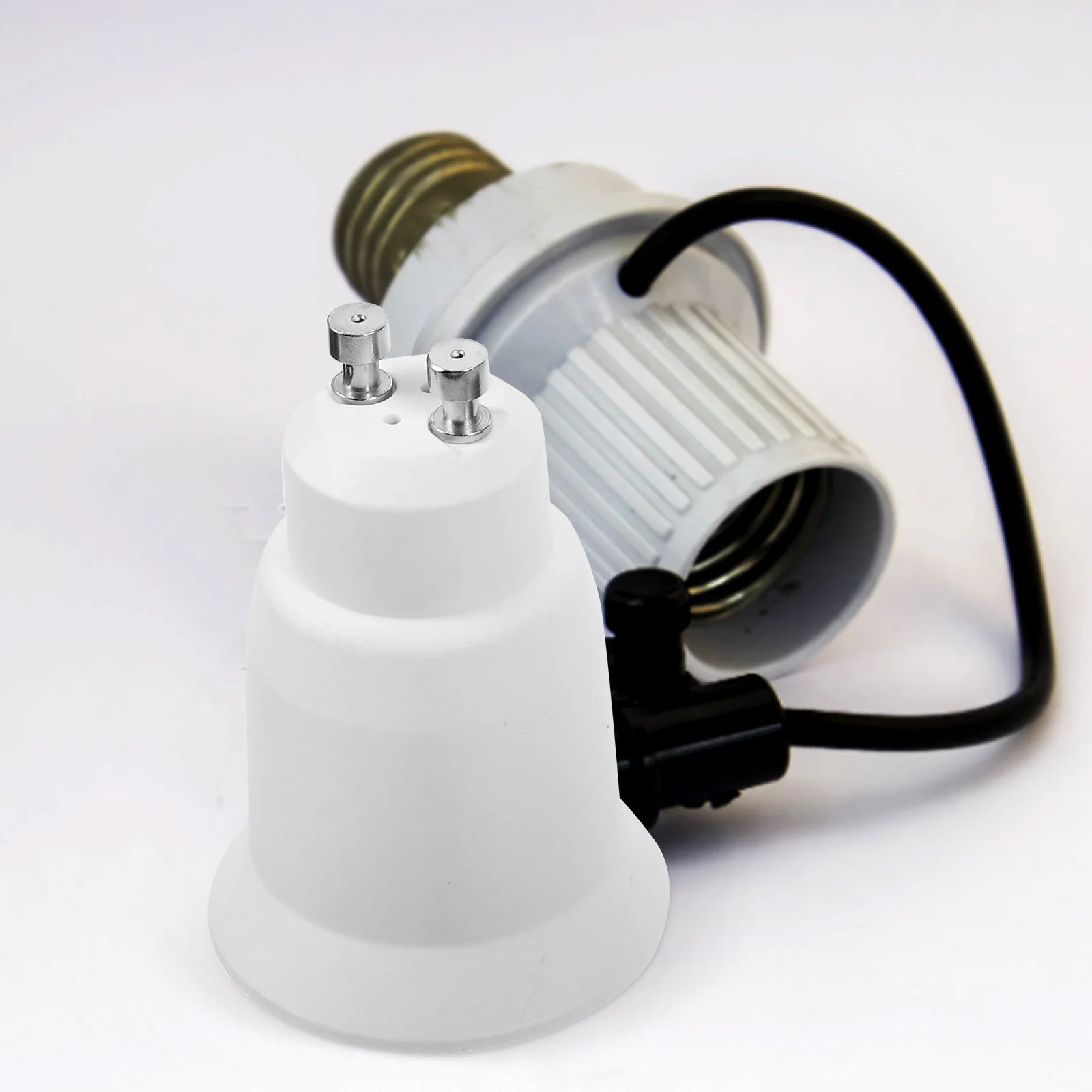 

to E27 Bulb Adapter Light Bulb Converter Ceramic Socket Upgrade for Home Office Shop Lighting Retrofit Easy Install No