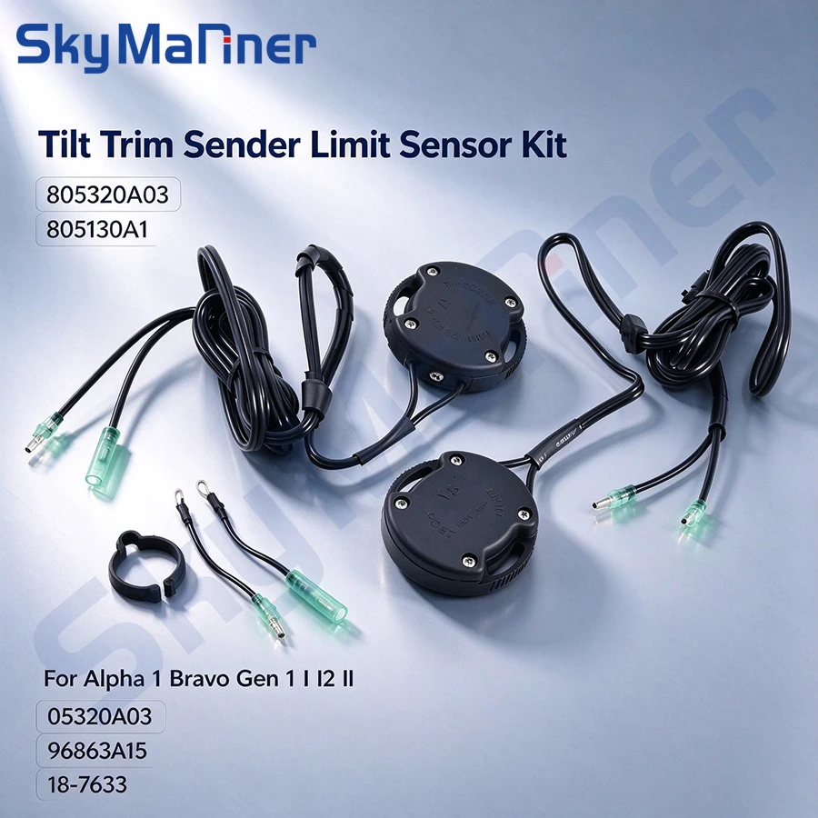 Boat Tilt Trim Sender Limit Sensor Kit 805320A03 805130A1 05320A03 96863A15 18-7633 For Mercruiser Alpha 1 Bravo Gen 1 I I2 II