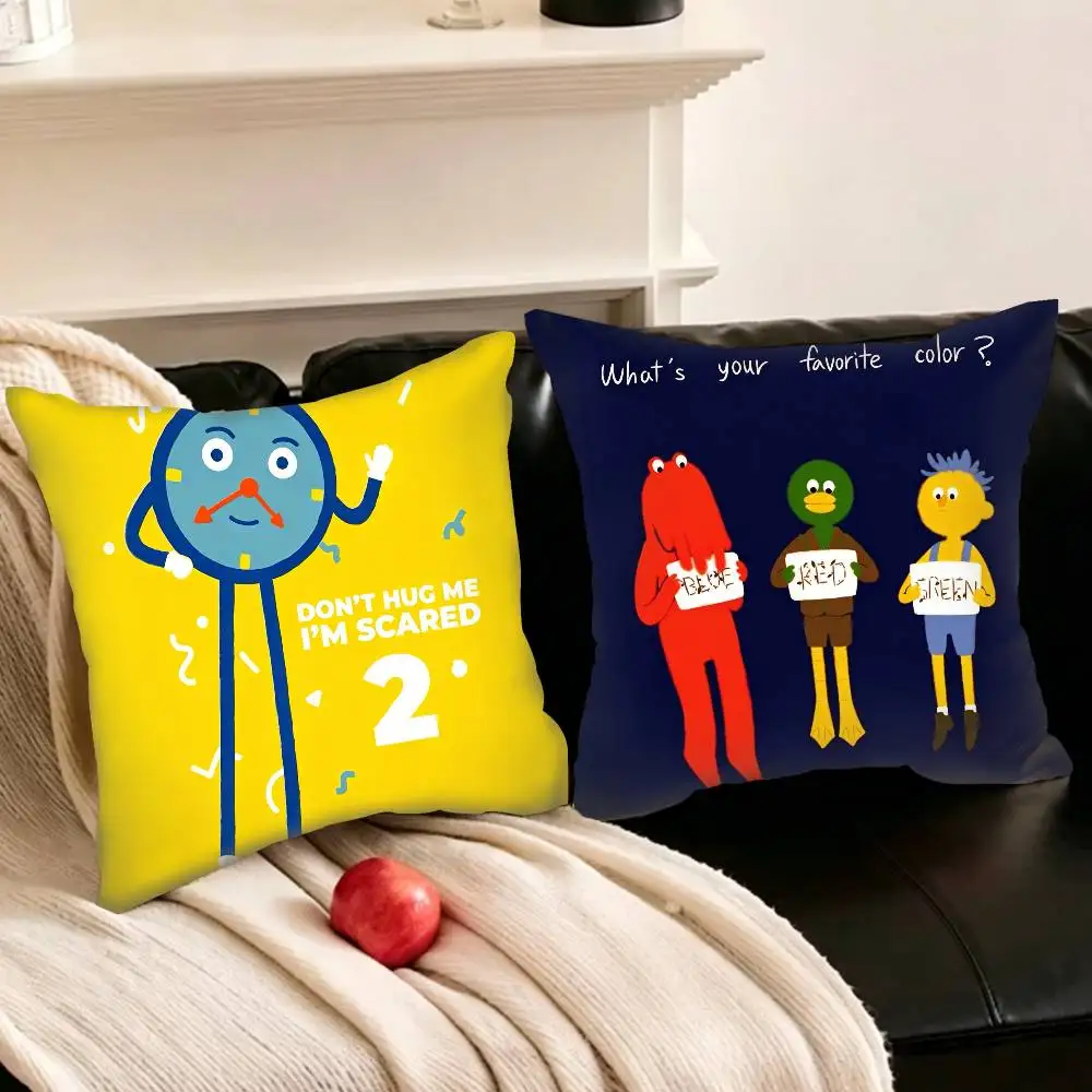 Web Series Dont H-Hug Me Im Scared L-Laser Pillowcase living room sofa cushion cover bedroom room bed cover home decoration