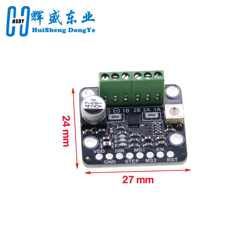 STSPIN220 Micro Stepper Motor Driver Module 1/256 Microstepping up to 1.3A 10V Stepper Motor Driver Breakout Board