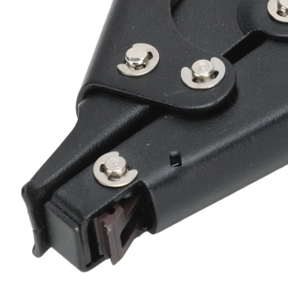 Adjustable Tension Cable Tie Tool 2.4-9mm Width Range 8 Inch Length Zip Tie Tool Portable Design Black