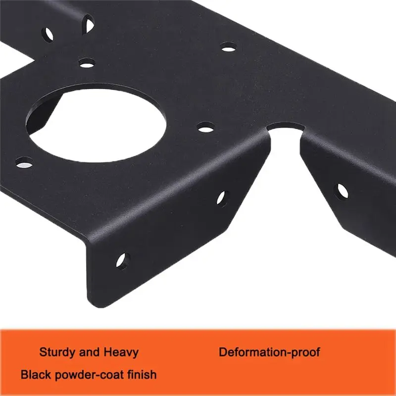 ABYA Paquete de 2 Soportes de Esquina para Pérgola de Alta Resistencia, Soportes en T de Extensión de 3 Vías para Postes de 4 x 4, Kit de Pérgola/Gazebo