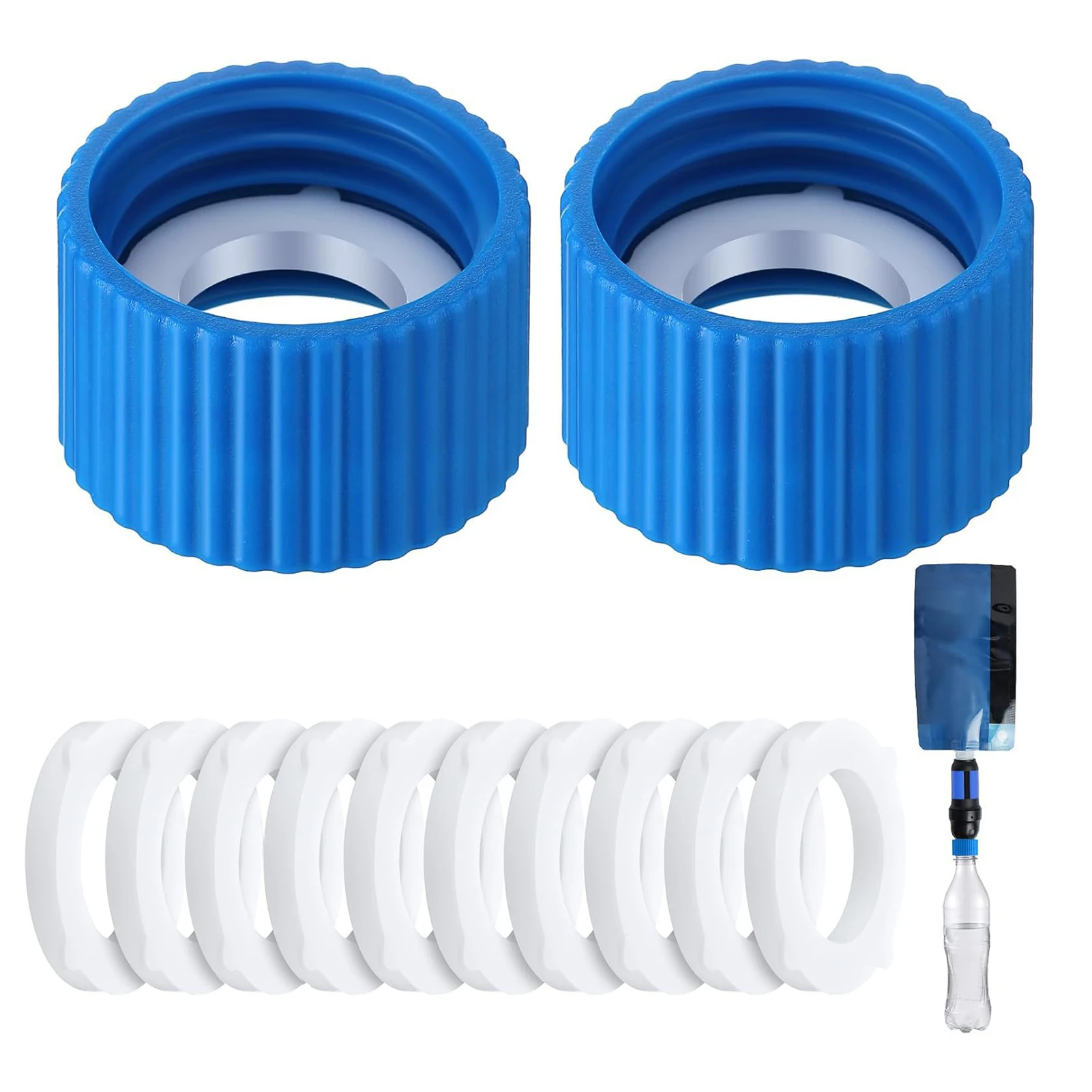 

Water Filters And Gaskets Kits No-tool Leak-proof Water Filter Universal Quick Disconnect Adapters For Water Filtration Systems