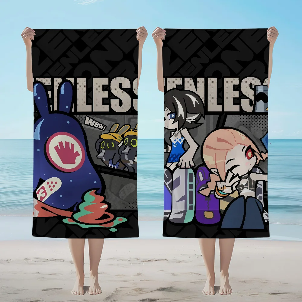 لطيف Q نسخة ZZZ منشفة الشاطئ المتضخم لينة فائقة الامتصاص التجفيف السريع حمام سباحة كبير السفر التخييم الحمام #2