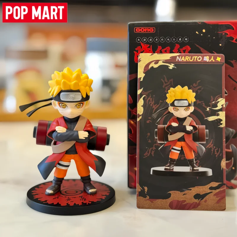 

In Stock POP MART GONG Naruto Shippuden Akatsuki Arc Series Blind Box Trendy Toys Mystery Box Guess Action Figure Birthday Gifts