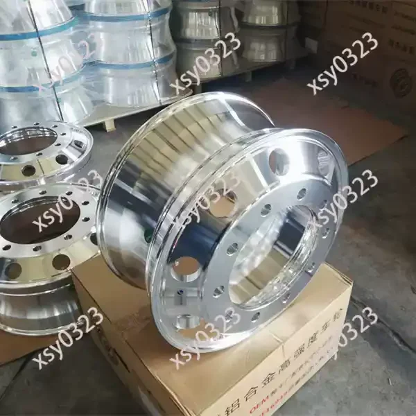 12R22.5 Magnesium Alloy Wheel Rim Vacuum Tire Hub for Truck Trailer Tanker