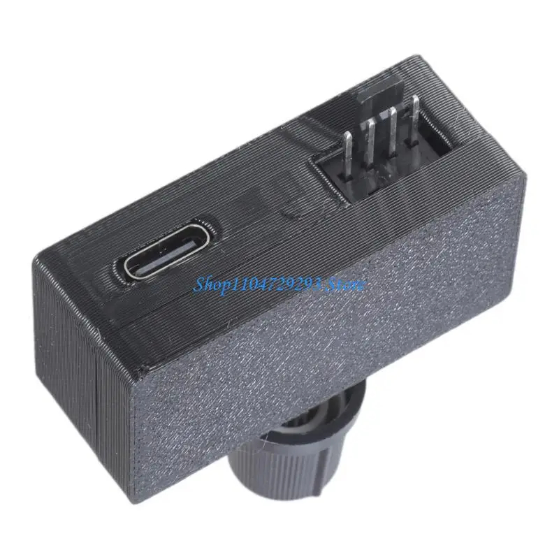 Y2GD Computer Cooling Fan PWM Controller 4 Kawat Kecepatan Gubernur Tipe C Suplai Daya