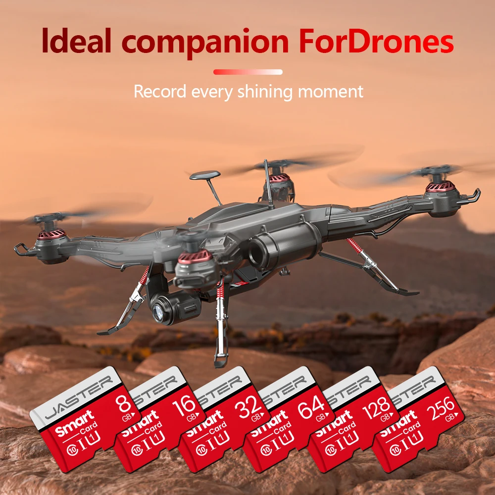 CLASS 10-U3 TF/SD Card 8GB 16GB 32GB 64GB 128GB 256GB Memory Card Flash Class 10 Support Mobile Phones UAV Etc Card Reader