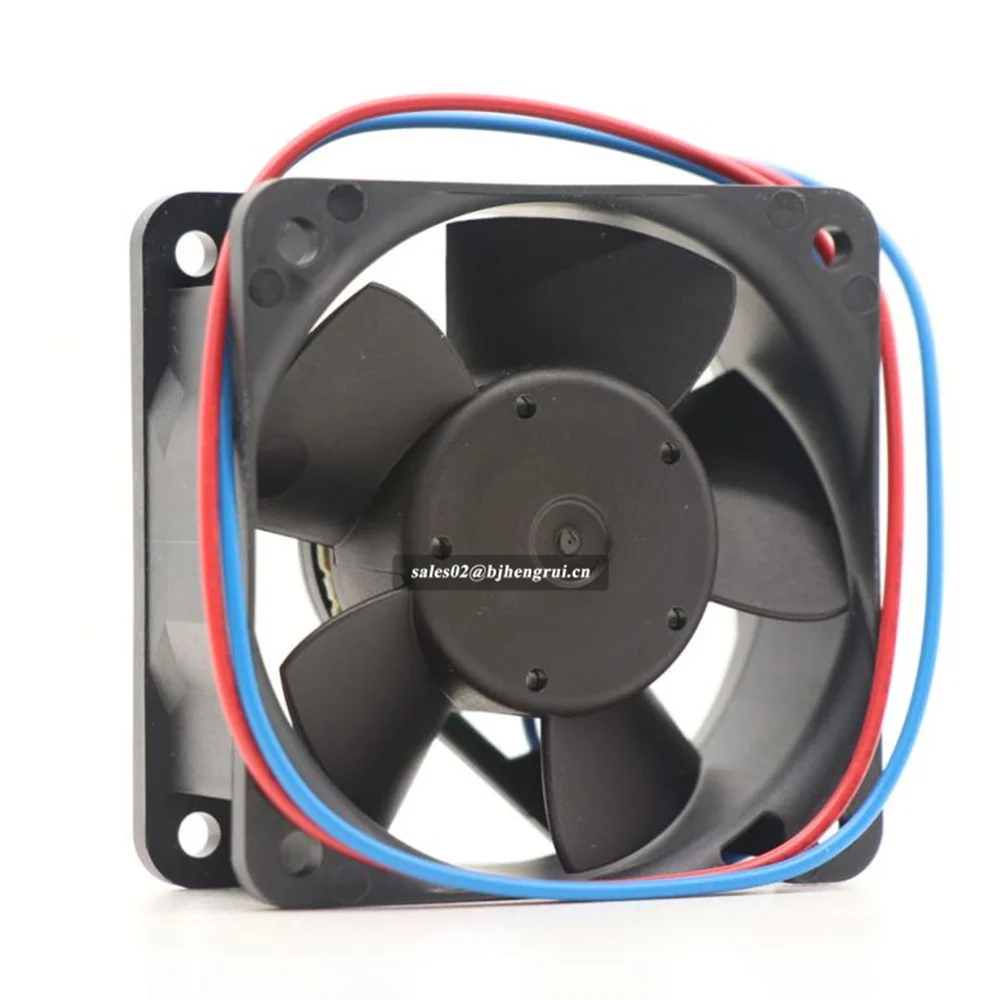 612NLE 6025 60 x 60 x 25mm 12V DC 6025 21m3/h 2500rpm 33mA 400mW Ball Bearing Chassis 6cm Small Axial Cooling Fan