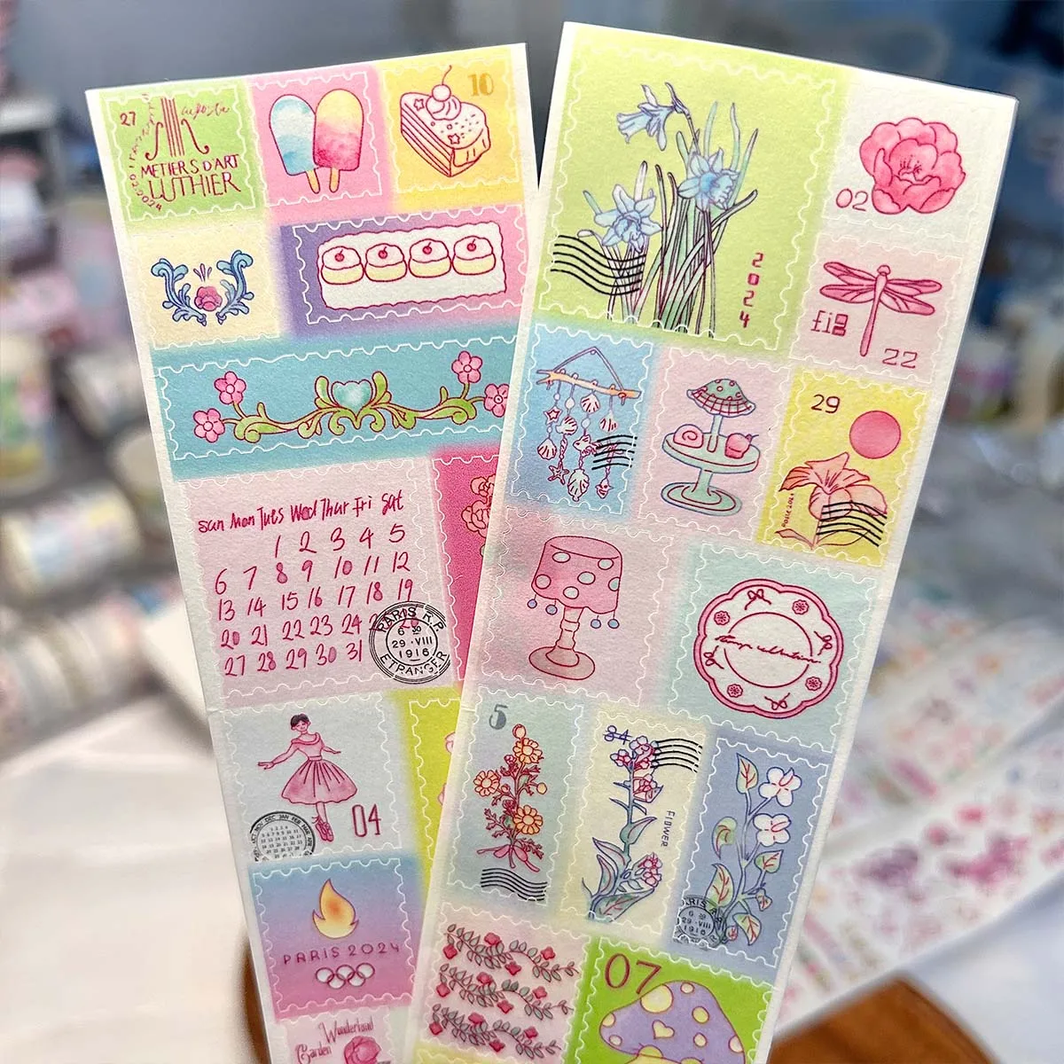 Corte scrapbooking decalque washi fita desenhada à mão fita adesiva de quadrinhos kawaii artes diy artesanato álbum diário planejador