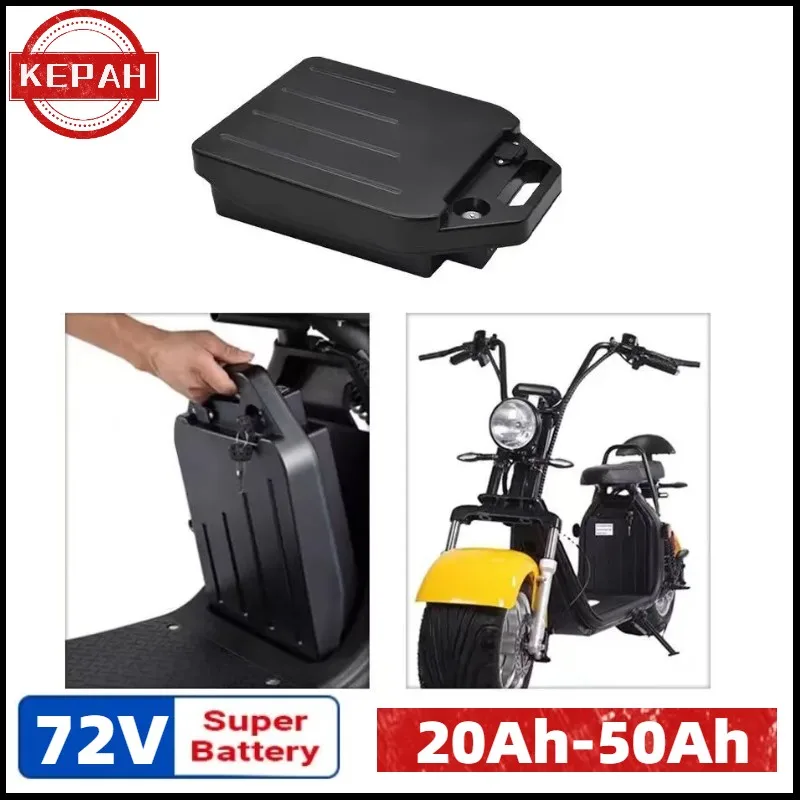 KEPAH 72V 20Ah 30Ah 40Ah 50Ah 18650 batteria Li-lon batteria universale staccabile di grande capacità con capacità sufficiente