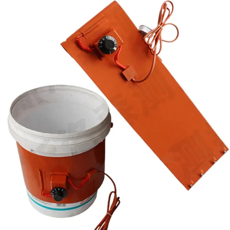 Oil drum heating belt Gas tank heating belt Rubber barrel Resin antifreeze silicone rubber 200L constant temperature heating