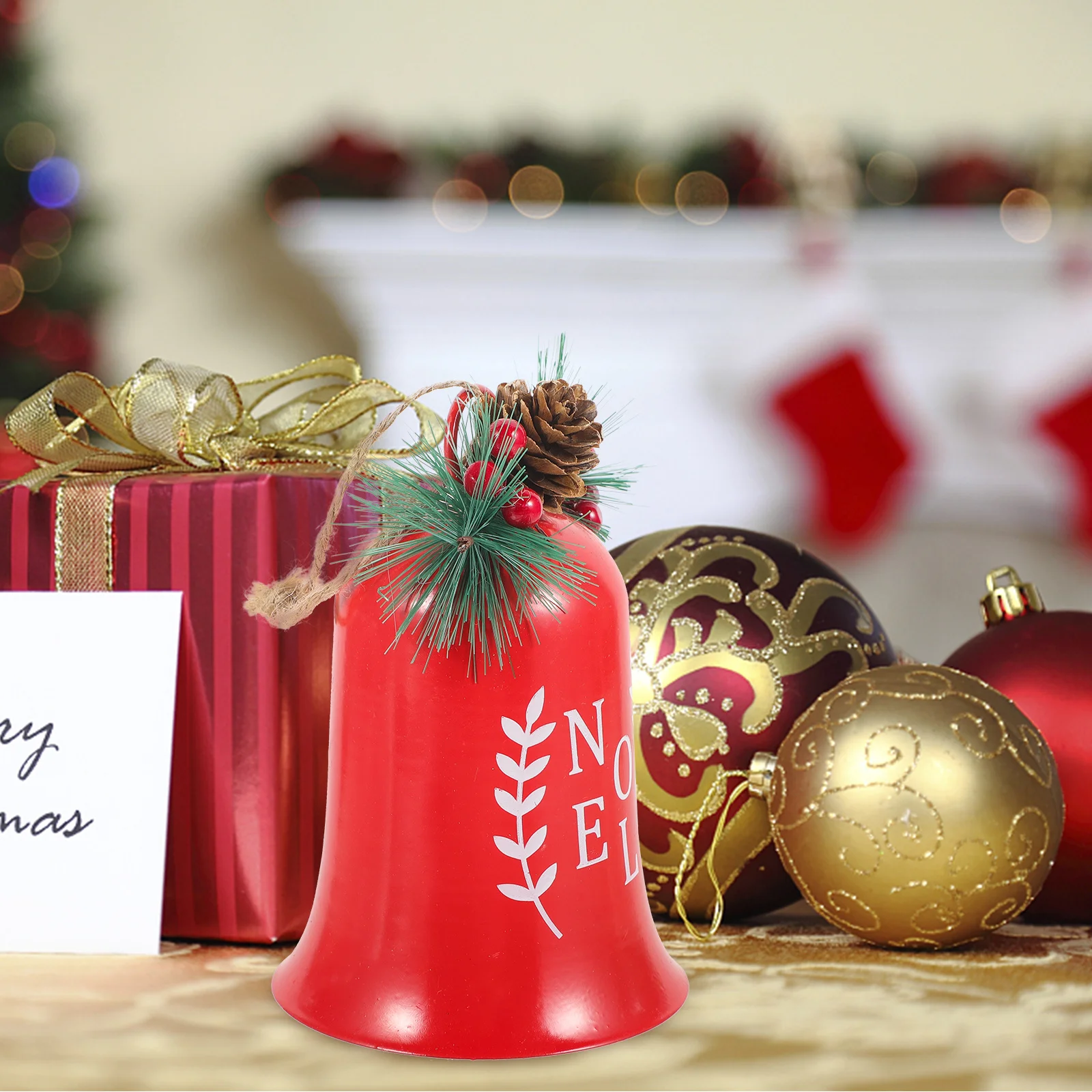 

Christmas Bell Pendant Decorative Xmas Hanging Ornament Xmas Tree Decor Holiday Party Supply Festive Hanging Bells