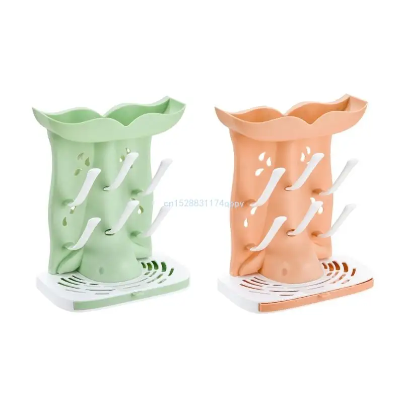 Baby Bottle Drying Rack Space Saving Baby Bottle Rack for Countertop Organize Dropship