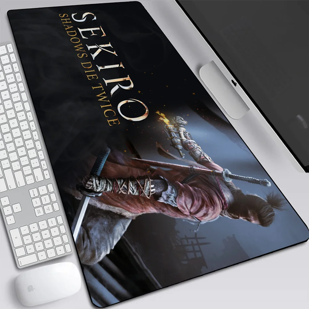 

Большой игровой коврик для мыши SEKIRO Shadow Die, размер XXL, офисный коврик для клавиатуры, Настольный коврик для ПК, игровой коврик для мыши