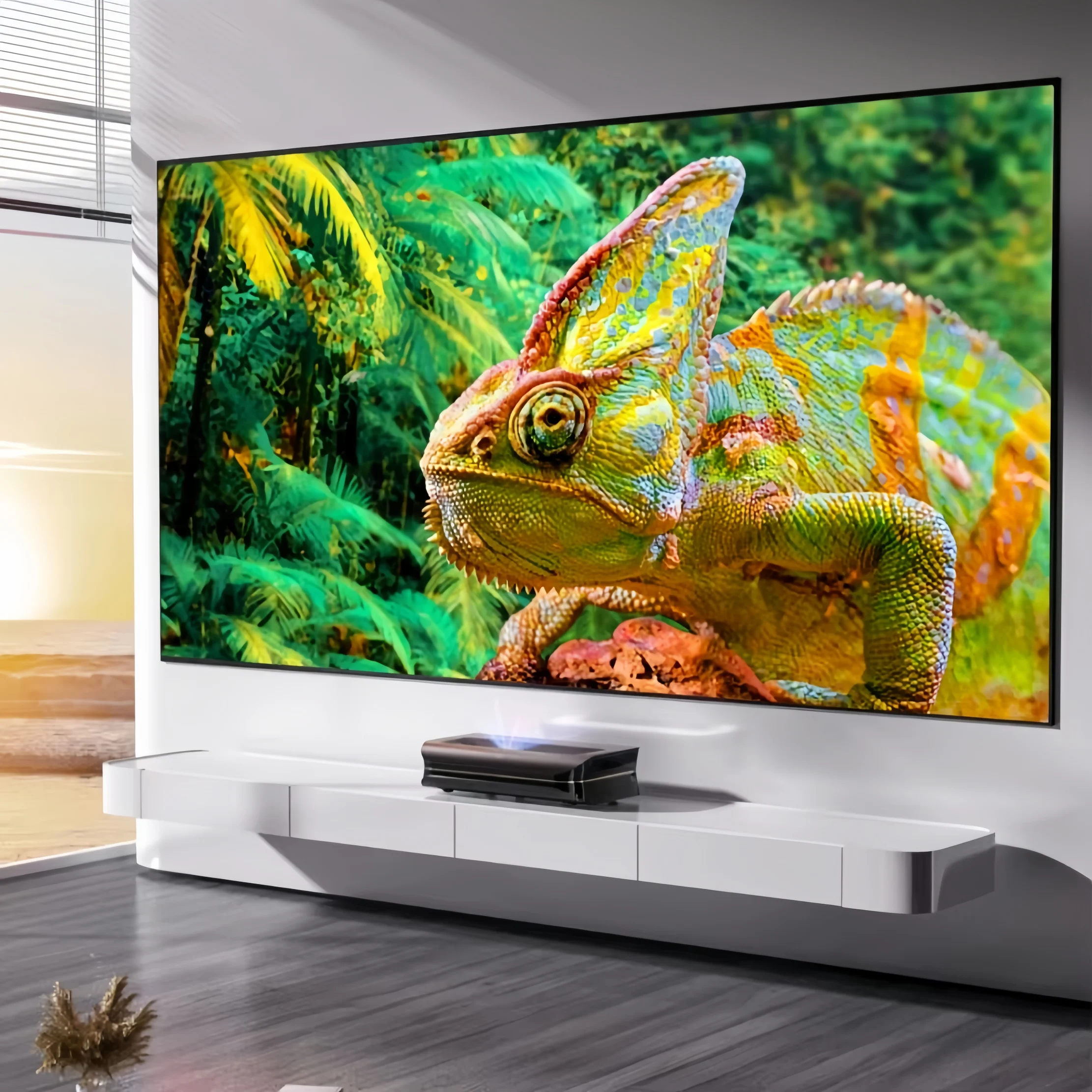 MIVISION 150 Inch T Prism Fixed Frame UST Ambient Light Rejecting Projection Screen