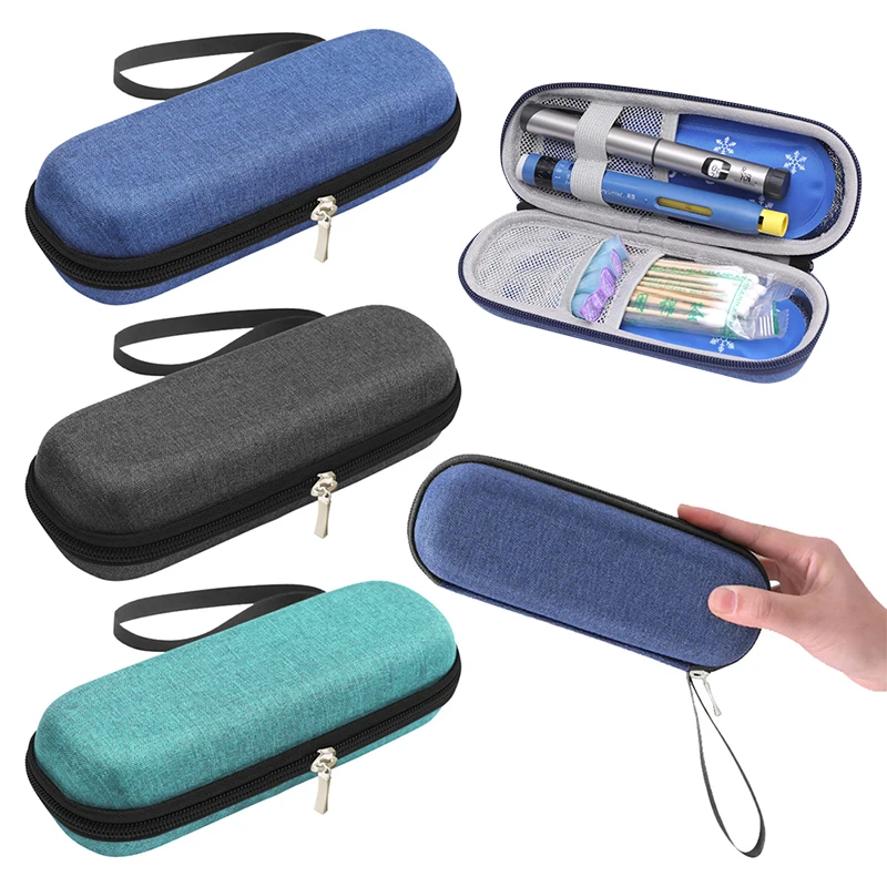 Waterproof Diabetic Pocket Pill Protector Insulin Cooling Bag Portable Travel Thermal Insulated Cooler Medicla Freezer No Gel