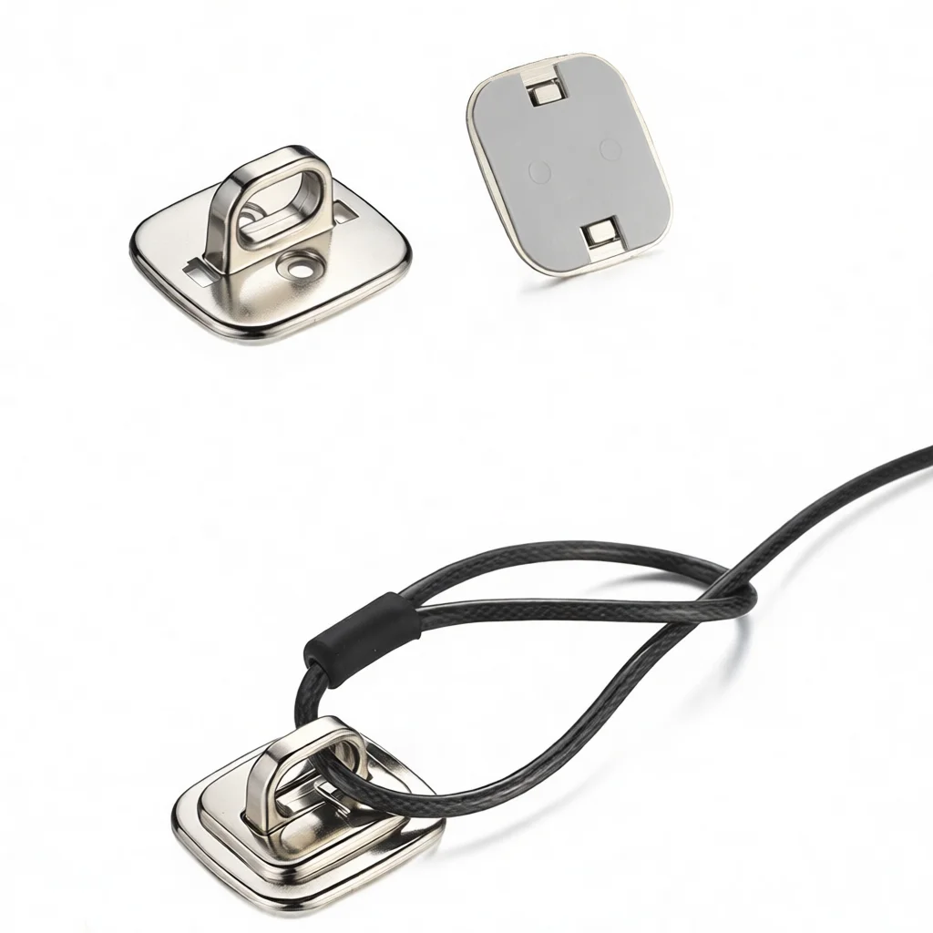 Desktop Mounting Anchor For Laptop Cable Lock Universal Security Base Plate Anti Theft Fixture Accessory For Home Office Desk