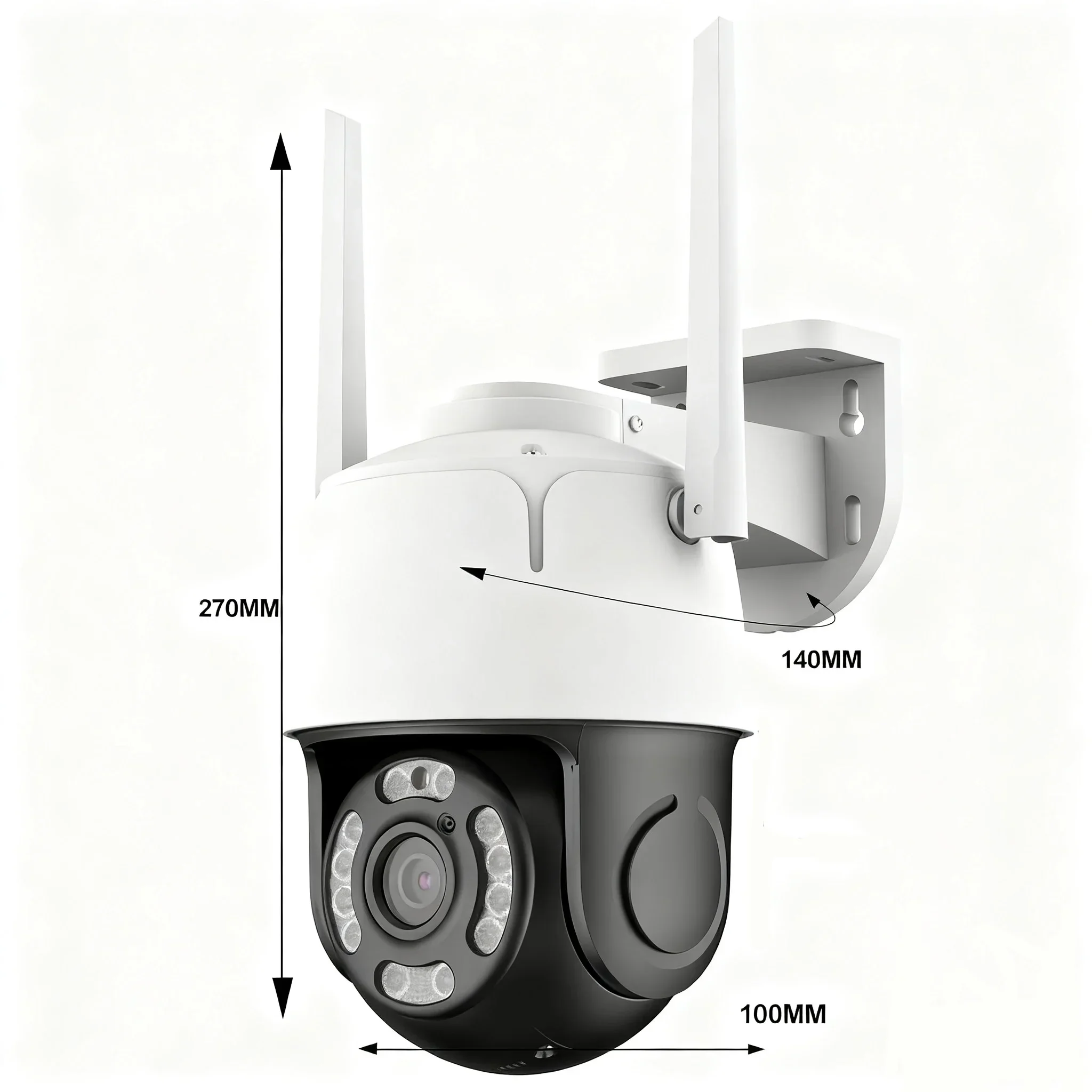 1 X Minlang 1080P HD Wireless Outdoor Security Camera, Ultra-Clear Night Vision, Waterproof, App Controlled M610