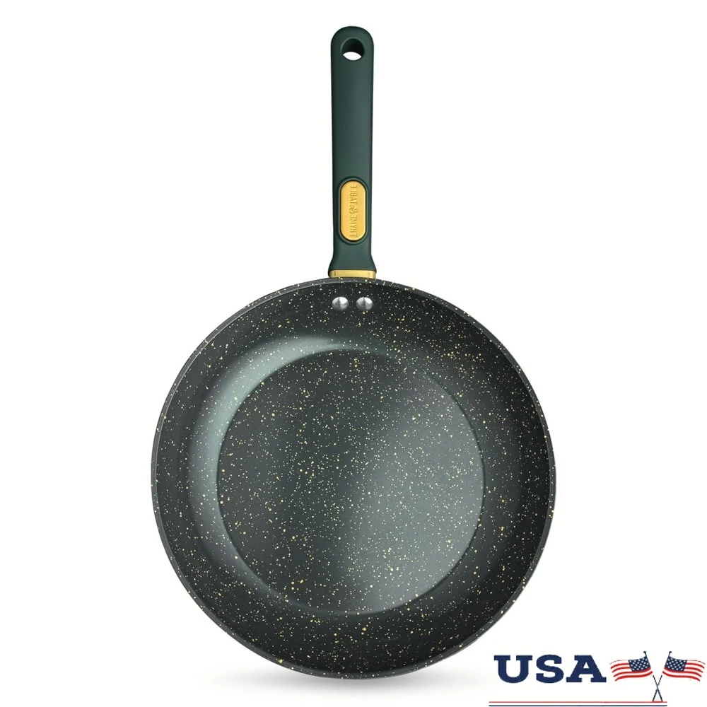 

Non-Stick Fry Pan 12.5 Inch Durable Cookware Induction Safe Even Heat Distribution Easy Cleanup Essential Kitchen Tool