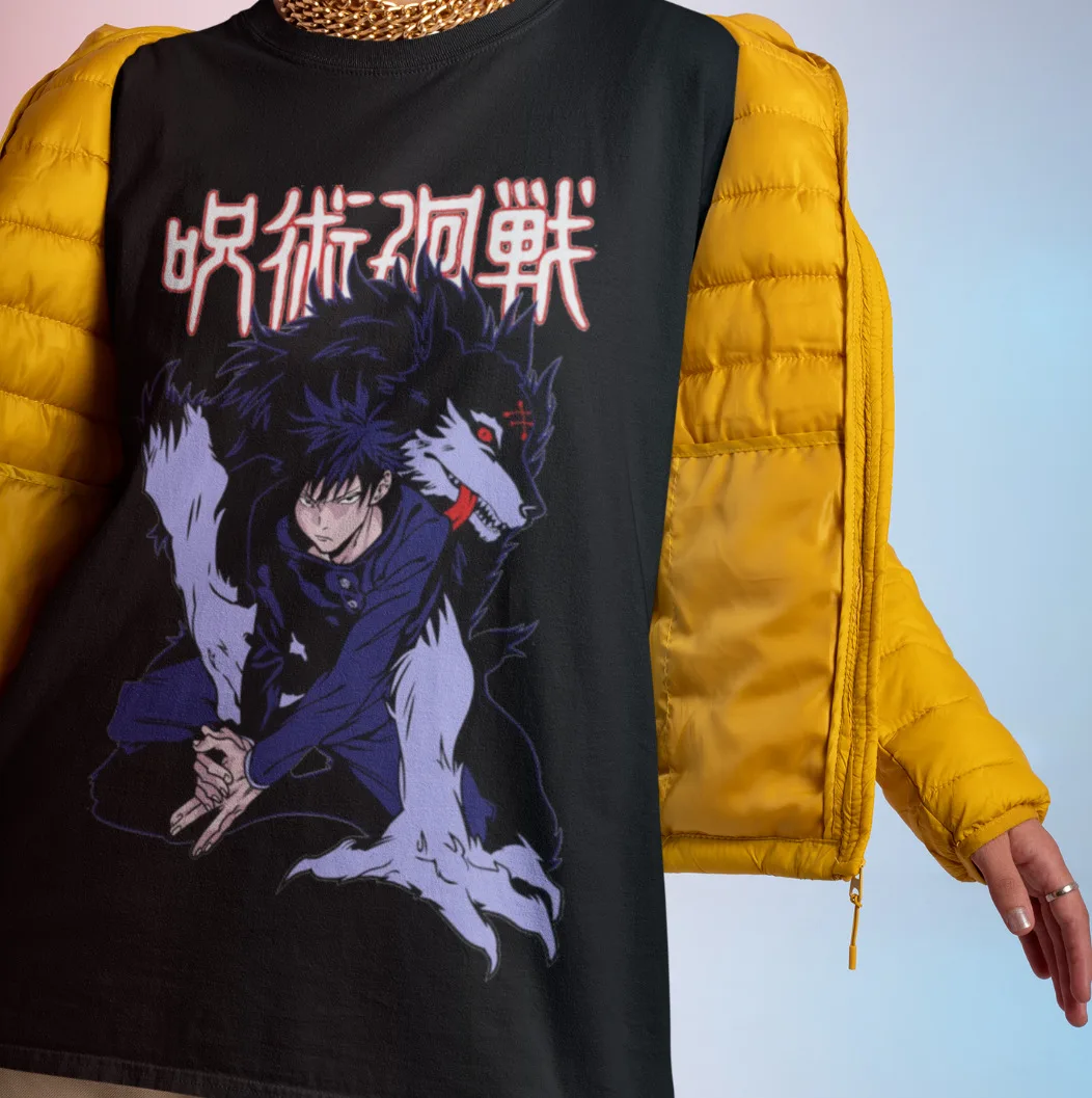 Megumi Fushiguro Tshirt Jujutsu Kaisen Shirt JJK Gojo Toji Sukuna T-Shirt Anime