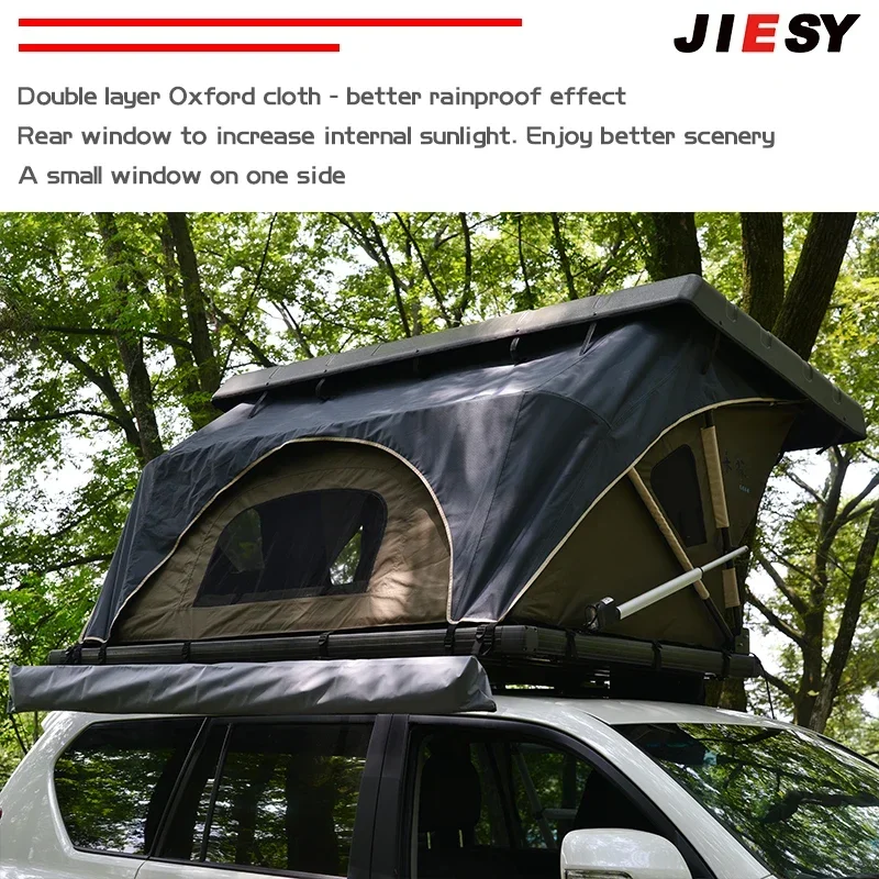 Chinese professional manufacturer hot selling car roof tent hard shell double rainproof customcustom