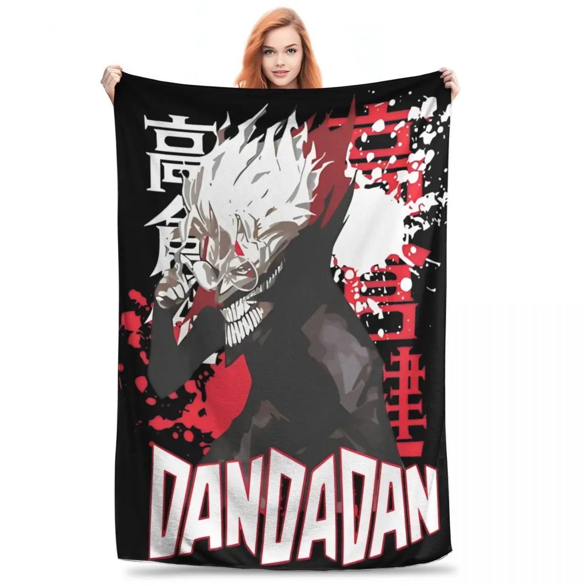 Dandadan Ken Takakura Japanese Accessories Blanket Ultra Soft Throw Blankets for Sofa Multi-size Throws And Blankets