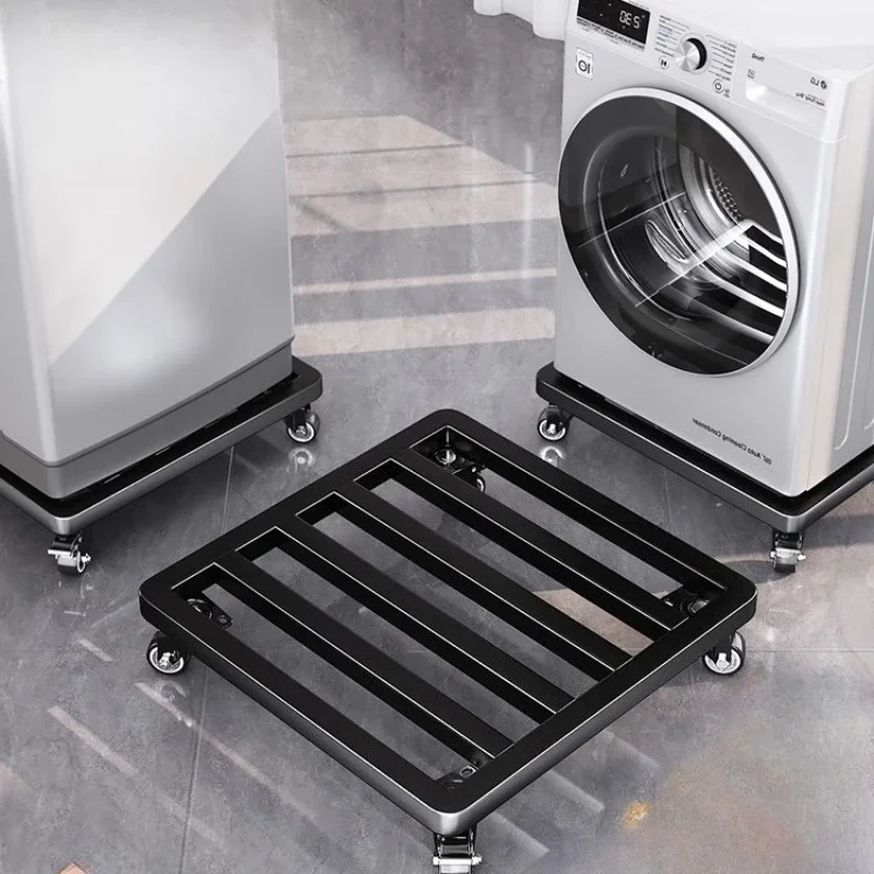 Universal Appliance Riser Base with 360° Wheels Mobile Pedestal for Washing Machine & Refrigerator Non-Slip Storage Shelf
