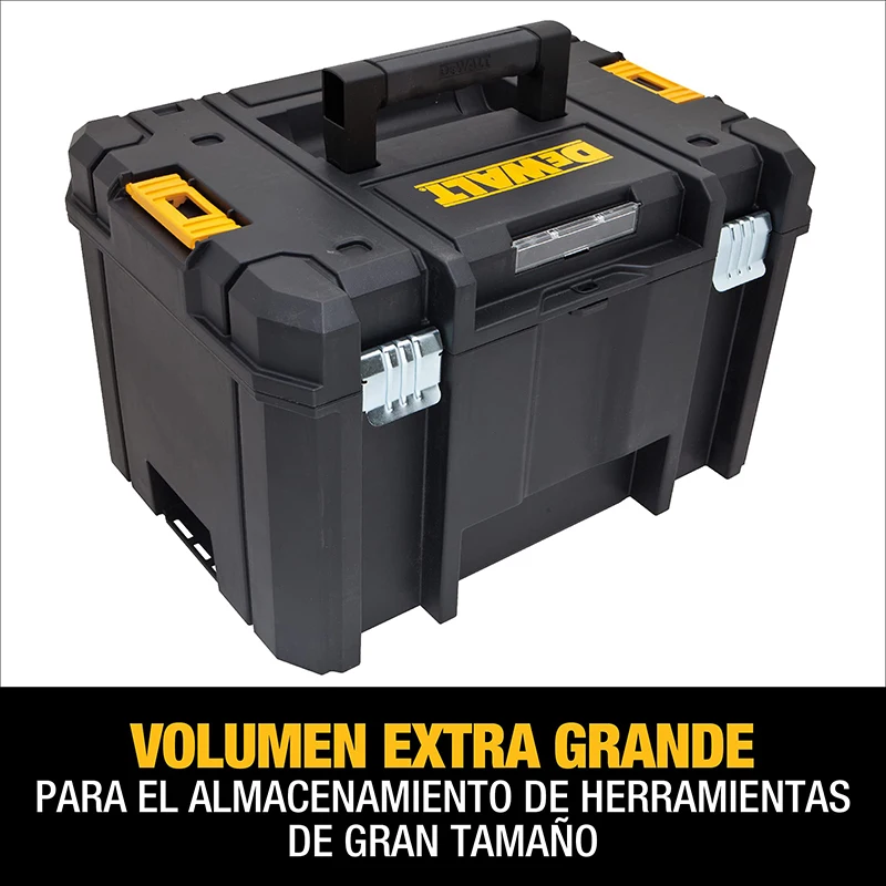 DEWALT DWST17806 TSTAK Tool Box Deep Installation And Maintenance Black Storage Case Extra Large Volume