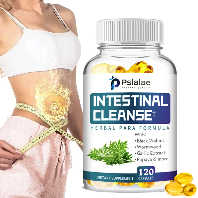 Intestinal Cleanse Capsules - with Wormwood, Black Walnut, Goldenseal - Supports Intestinal Health and Promotes Bowel Regularity