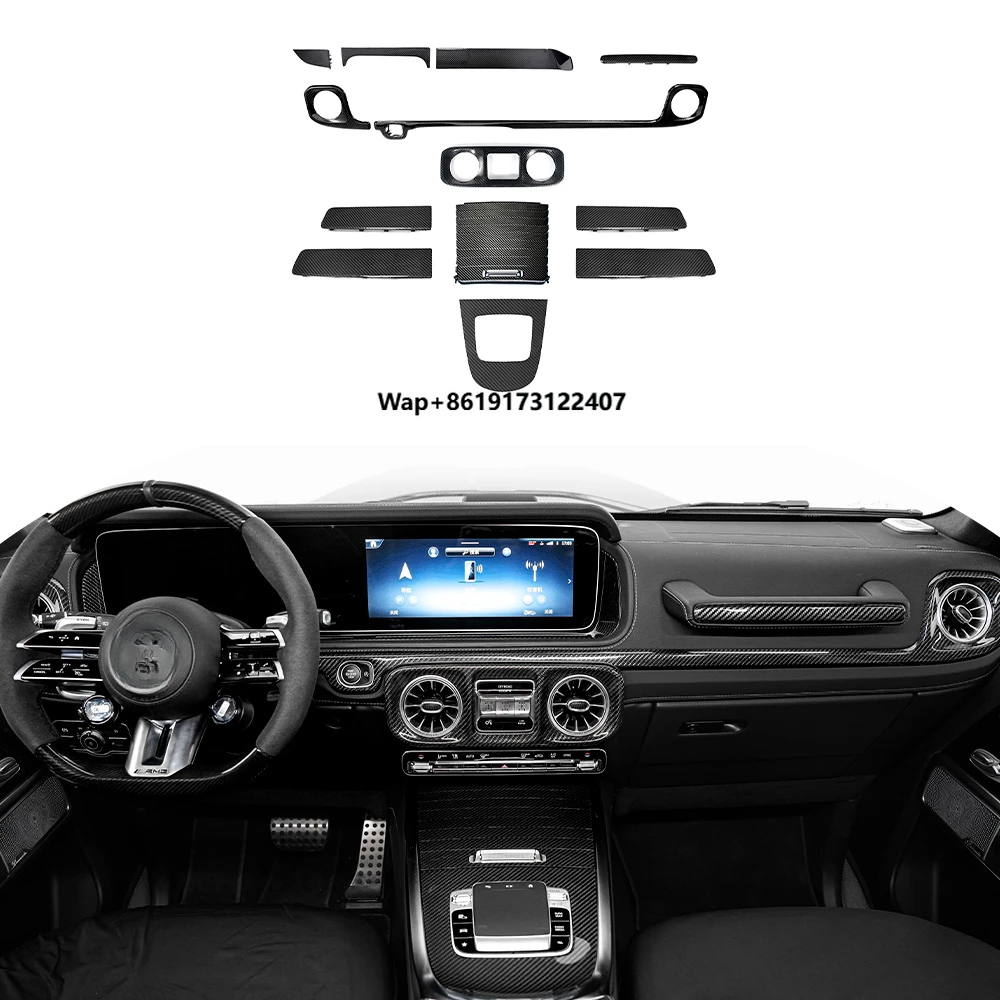 

2025+ W465 G500 G63 Center Control Interior G Class Central W464 Air Vent Frame Trim Interior Upgrade Body Parts Car Accessory