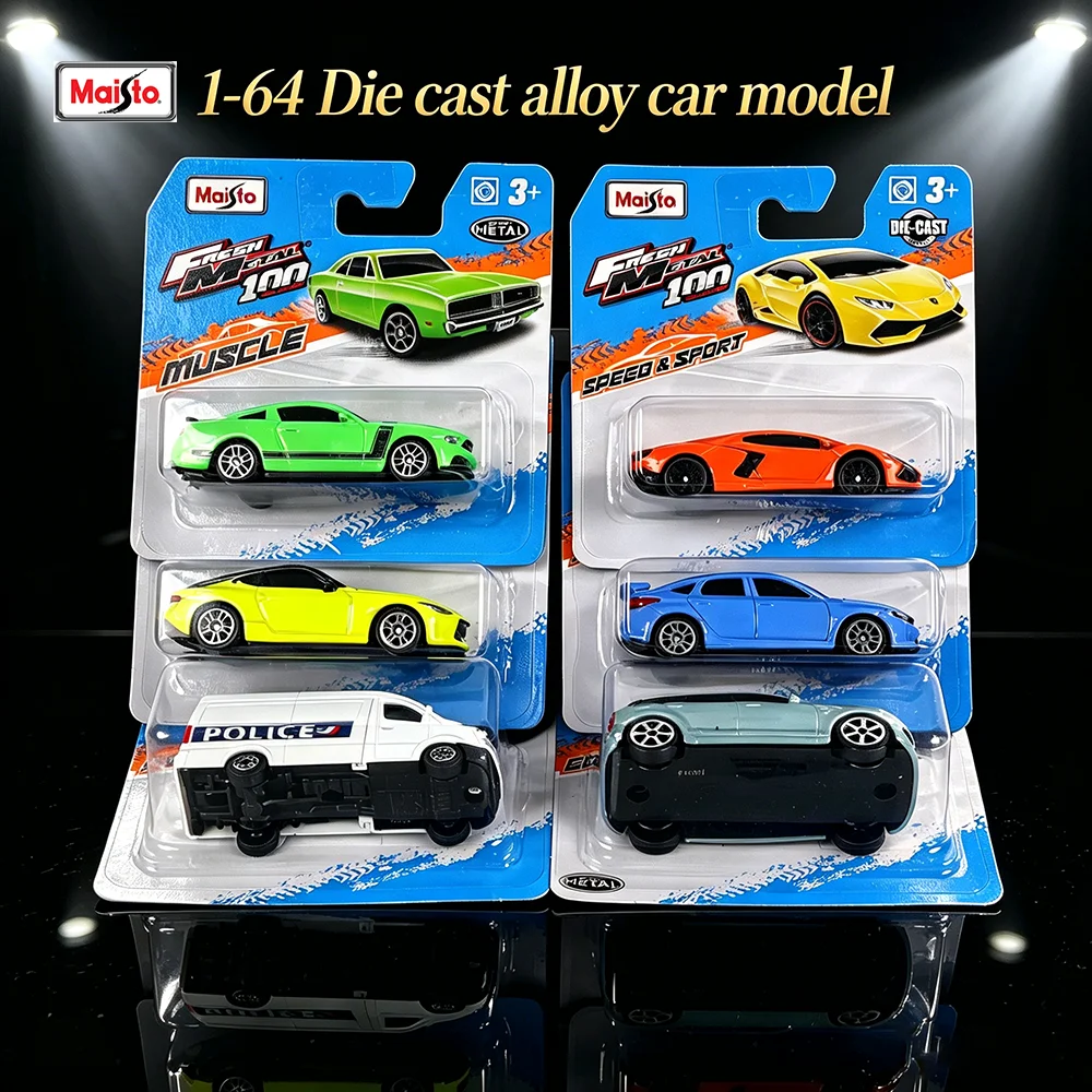 Maisto 1:64 Ford Mustang Nissan Lamborghini BMW Toyota Classic Static Die-Casting Car Model Collection Gift Alloy car model Toy