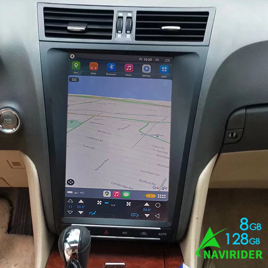 

256 ГБ Android 13 Tesla экран для LEXUS GS300 GS350 GS430 450h стерео автомобильное радио GPS мультимедийный видеоплеер навигация головное устройство