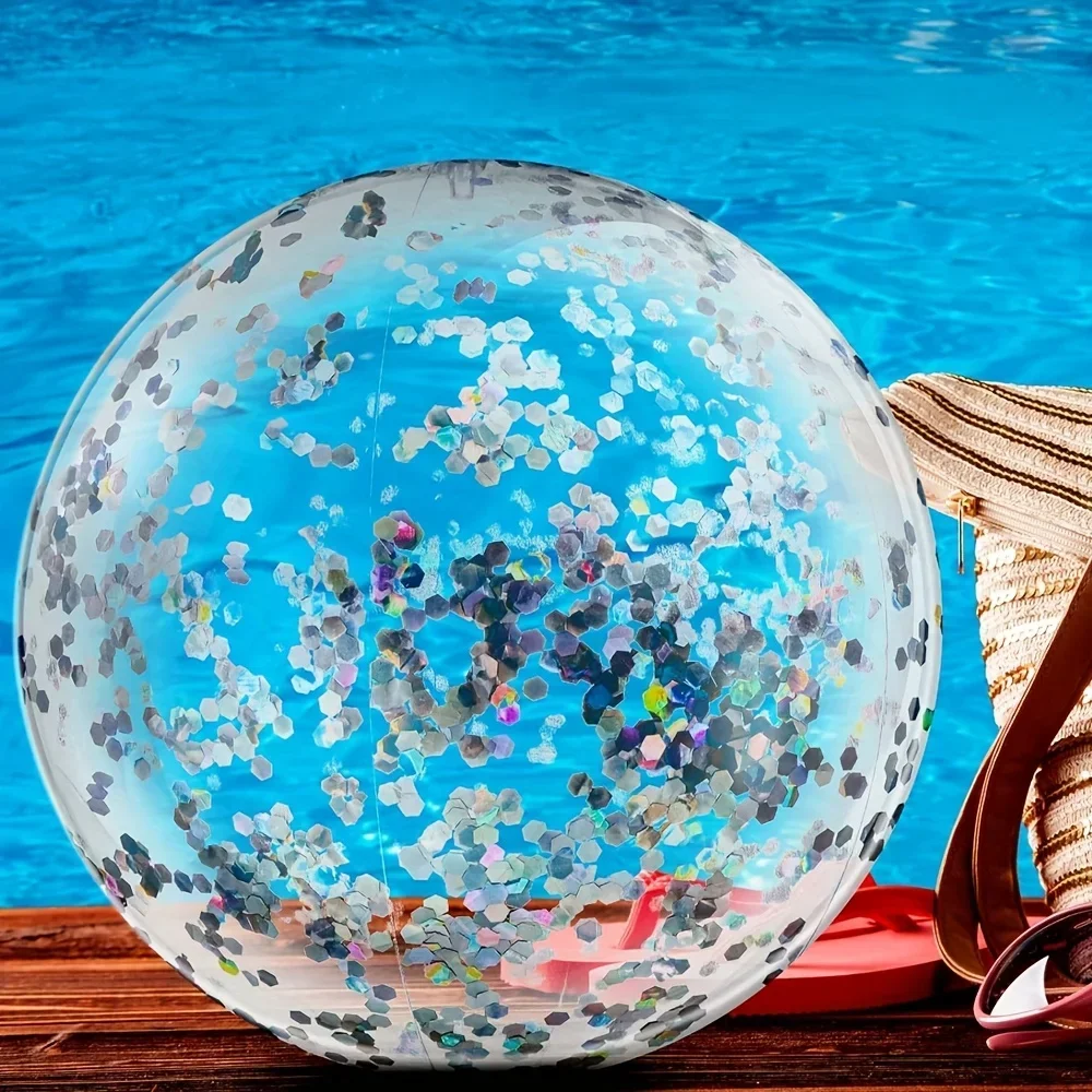 Ein aufblasbarer Wasserball, Poolparty, Wassersport, Schwimmzubehör – Detail 6