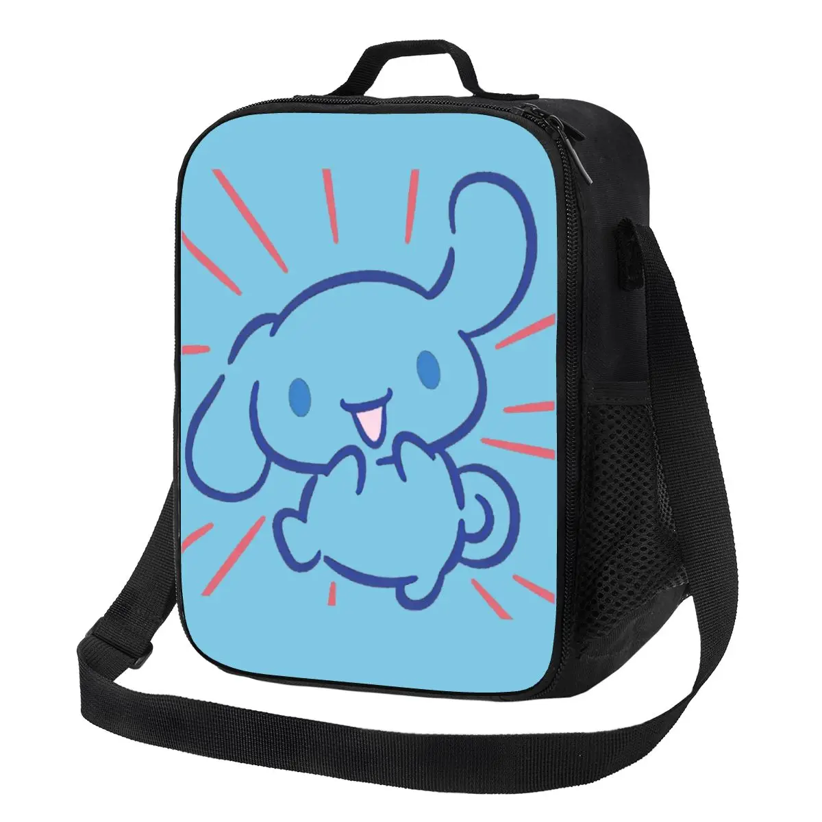 

Custom Cinnamoroll Cartoon Insulated Lunch Bags for School Office Resuable Cooler Thermal Bento Box Women Kids