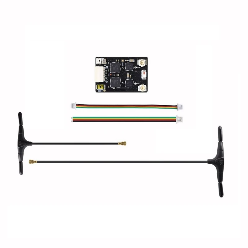 ELRS GEMINI RX Dual Receiver 2.4Ghz With 150Mm And 90Mm Antenna For RC FPV Racing Drone