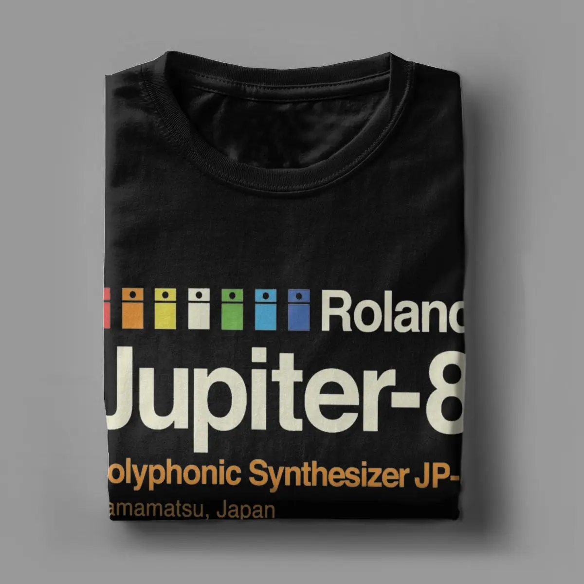 Jupiter 8 Horizontal Roland T-Shirt for Men Funny Cotton Tees Round Neck Short Sleeve T Shirt 4XL 5XL 6XL Tops