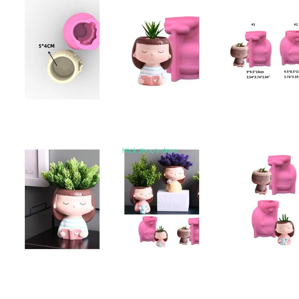 

E15E силиконовая форма для цветочного горшка, бетонная цементная форма для цветочного горшка, форма для ароматерапии, пластырь,