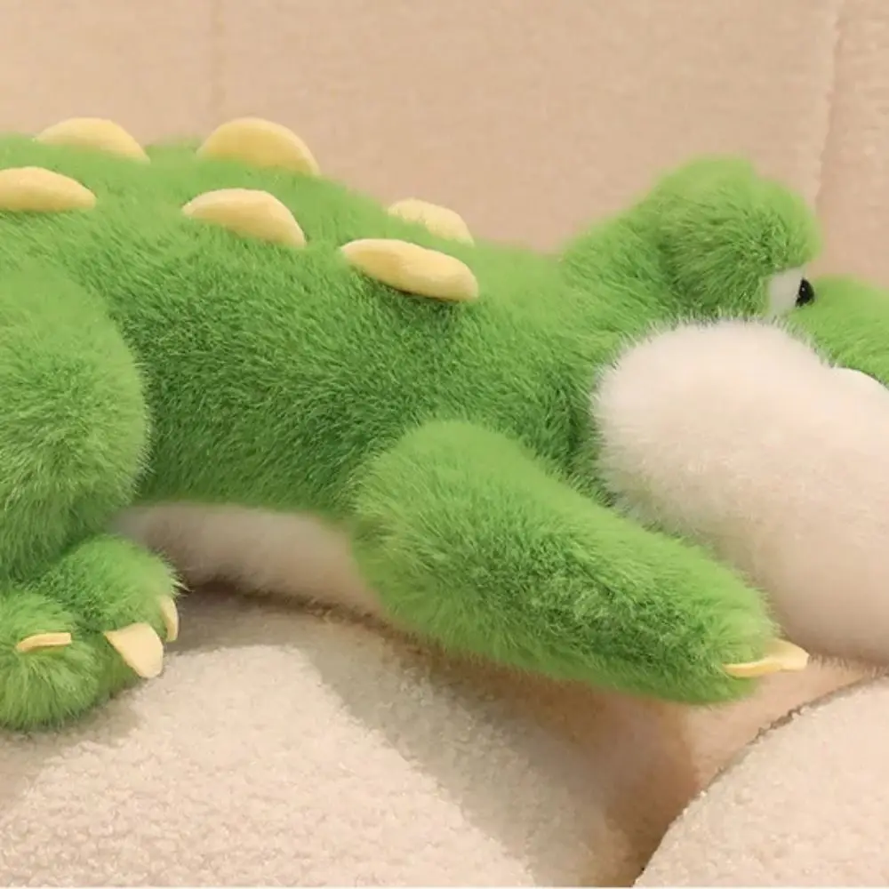 

Stuffed Animal Crocodile Hugging Pillows Green Stuffed Crocodile Soft Cartoon Crocodile Throw Pillows Children Friend
