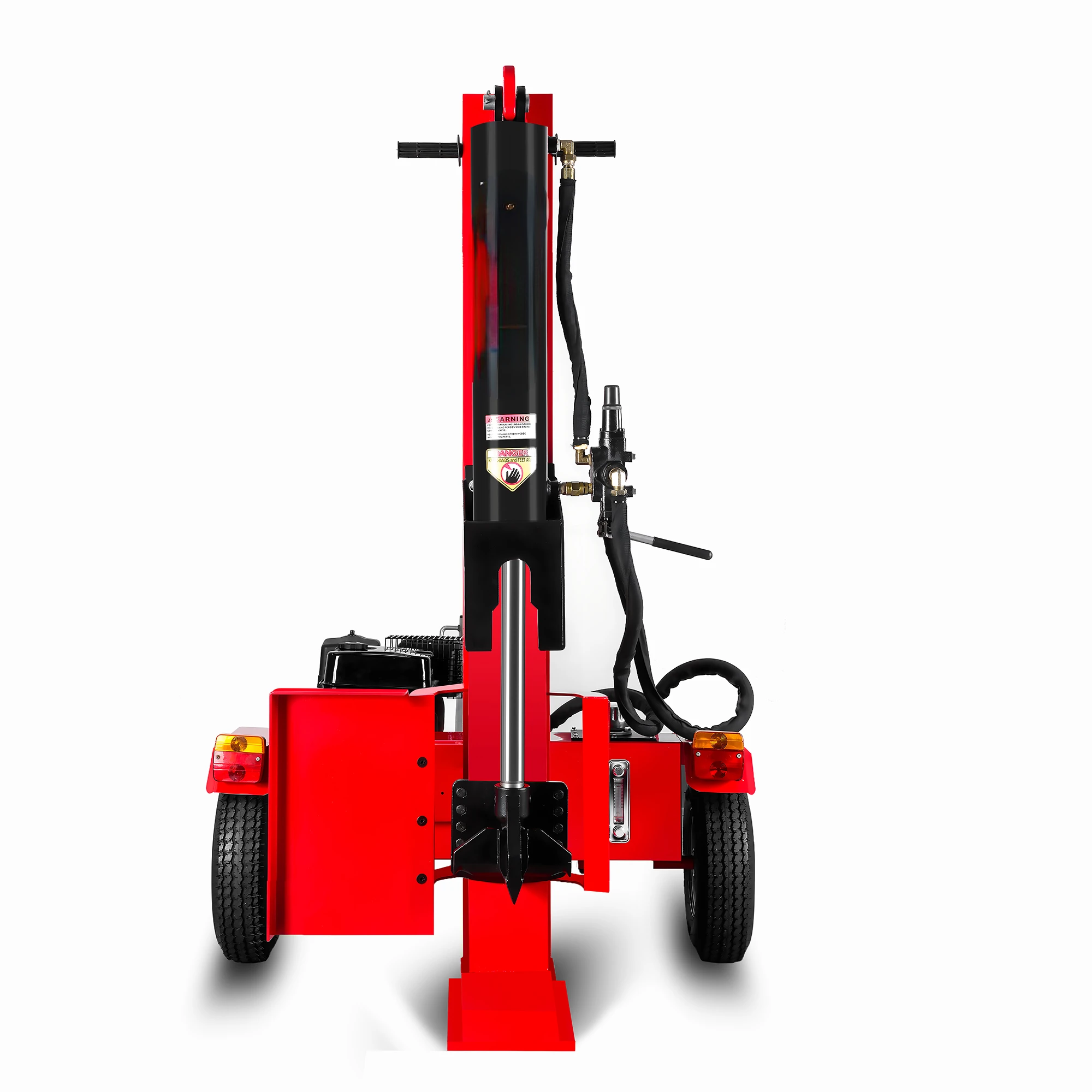 Petrol Log Splitter 40 Ton Log Splitter Forest Firewood Processor  Hydraulic Log Splitter For Sale