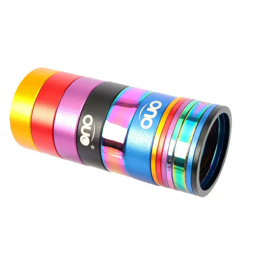 OUO CNC Mtb غطاء الطاقة 1 1/8 سماعة الفواصل الجذعية غطاء علوي الترباس 28.6 مللي متر شوكة فاصل دراجة جسر عمود التوجيه