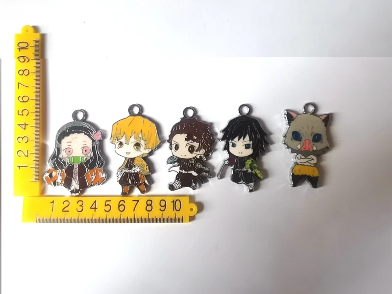 

Lot cartoon 10 PCS Metal Enamel Charm Earrings DIY Key chain Necklace Pendant Bracelet Jewelry Handmade Findings Gift