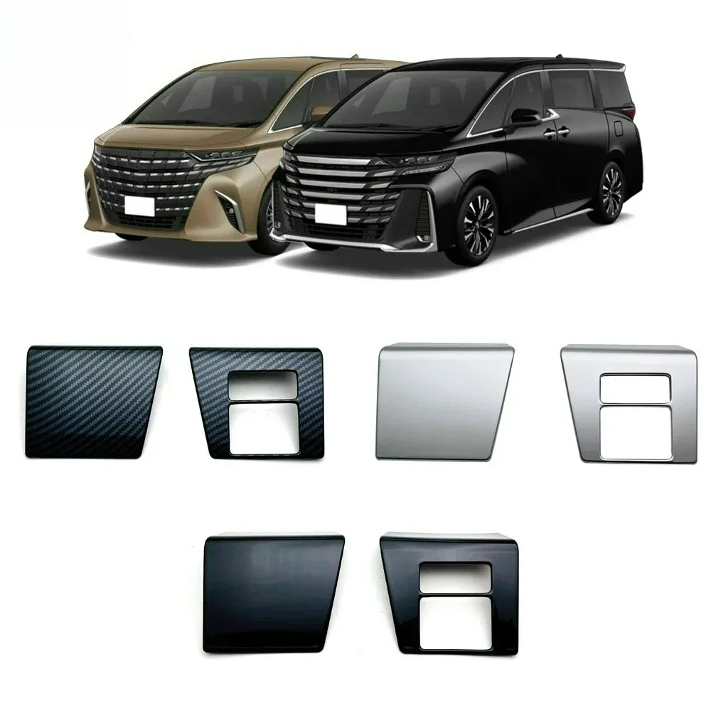 LHD RHD For Toyota Alphard Vellfire 40 Series 2023 2024 door armrest window upper switch cover glass control panle cover sticker