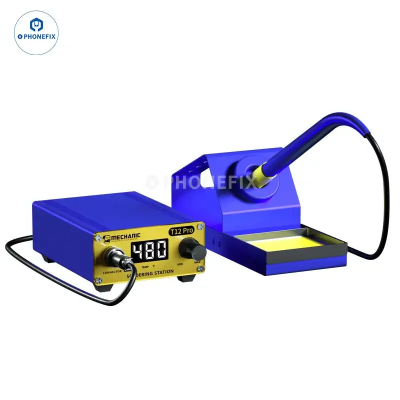 Mechanic T12 Pro Intelligent Anti-Static Soldering Station LED Display Temperature Control Electric Soldering Iron Welding Tools